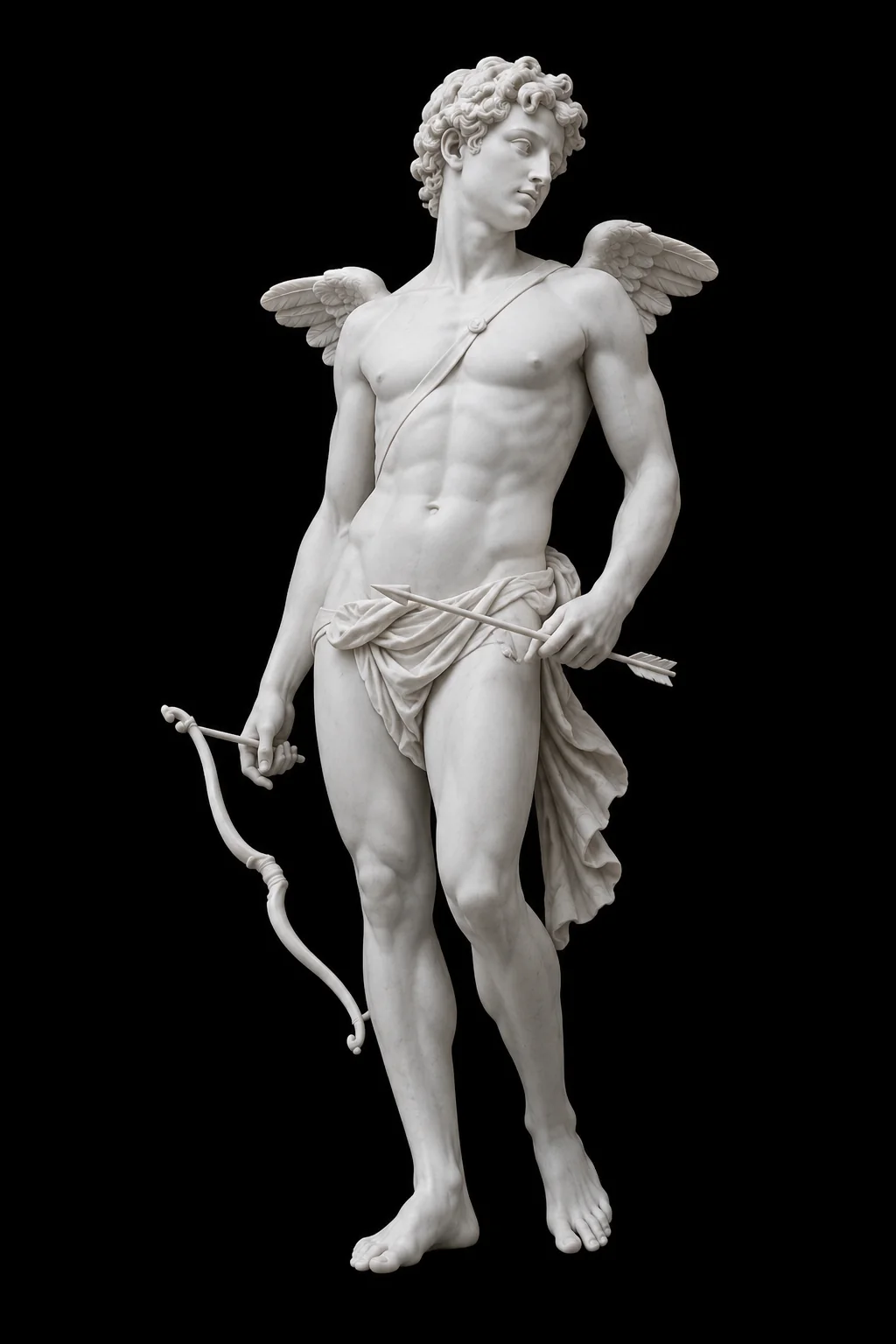 Eros Kreeka mütoloogia marmorfiguur