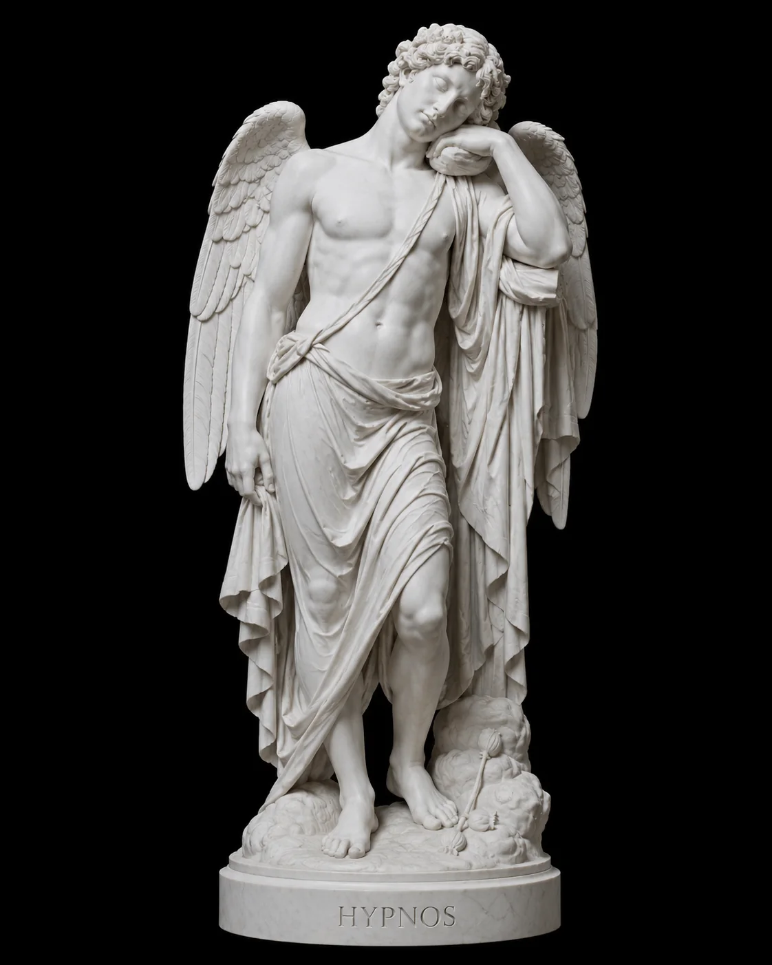 Hypnos Kreeka mütoloogia marmorfiguur