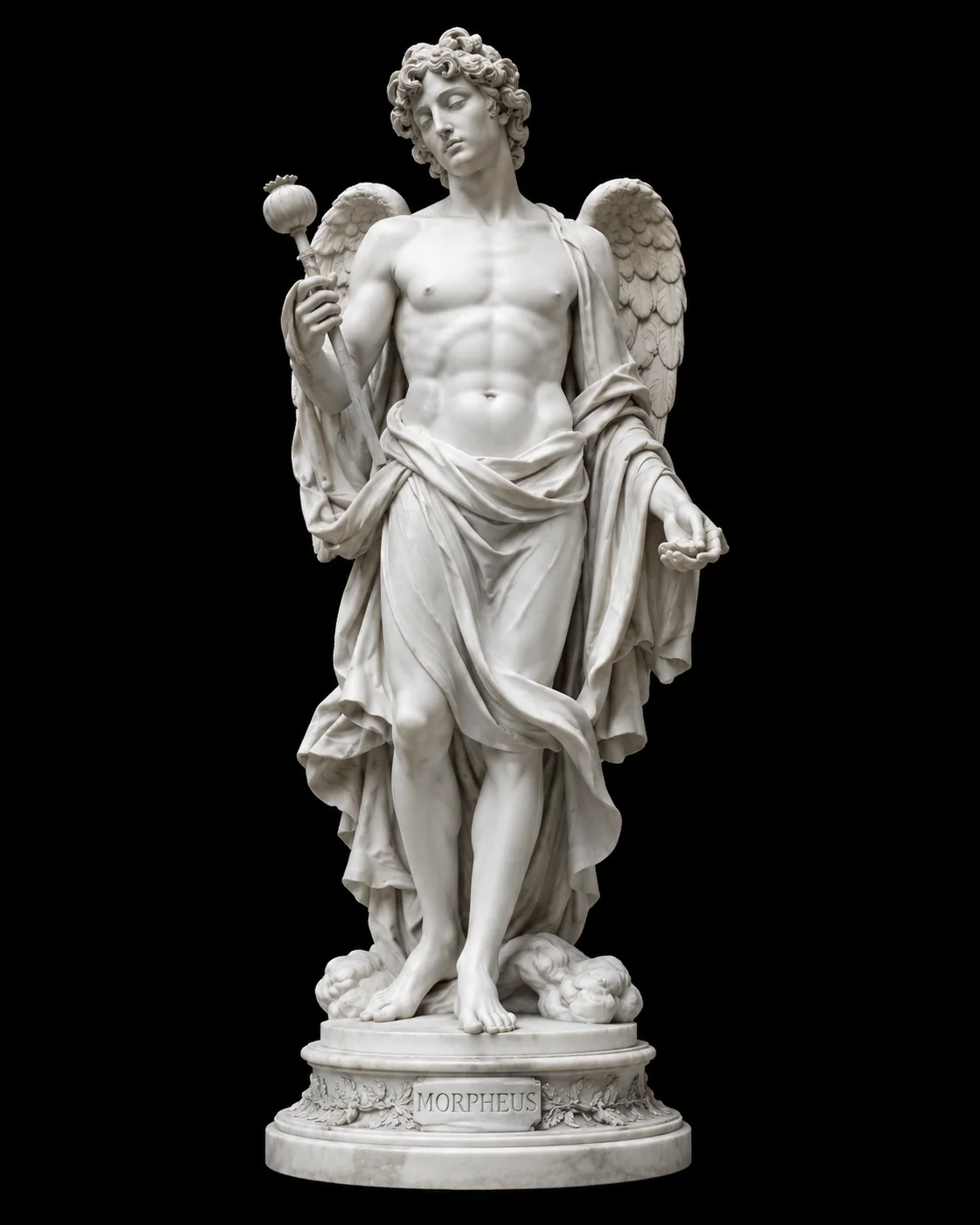 Morpheus Kreeka mütoloogia marmorfiguur