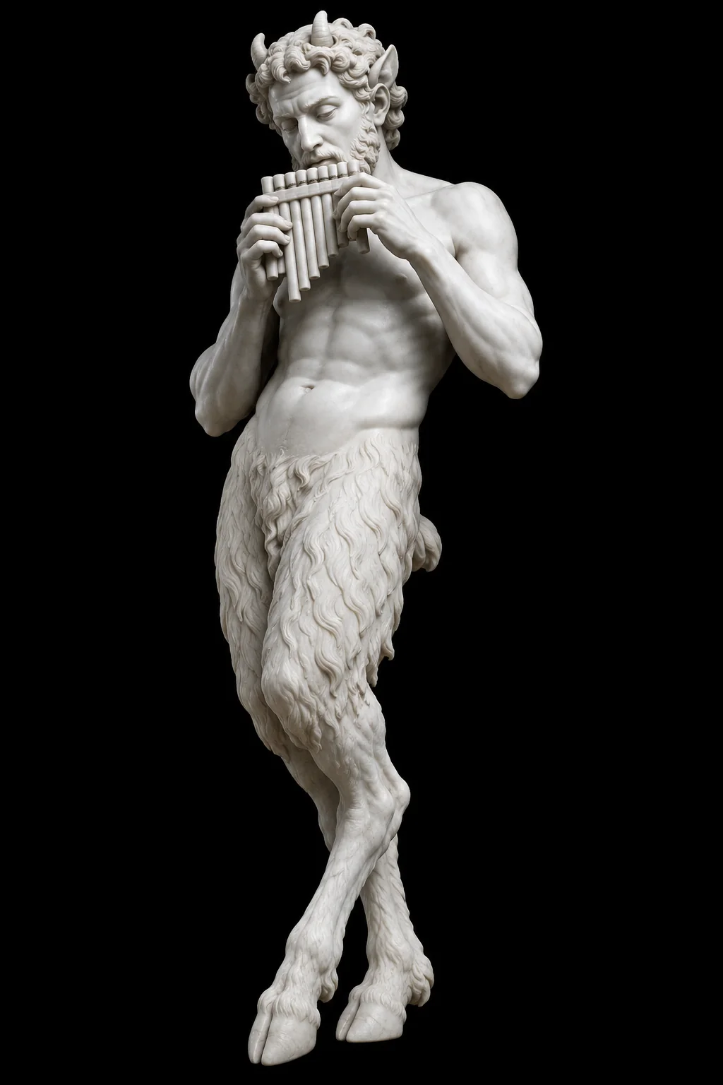 Pan Kreeka mütoloogia marmorfiguur