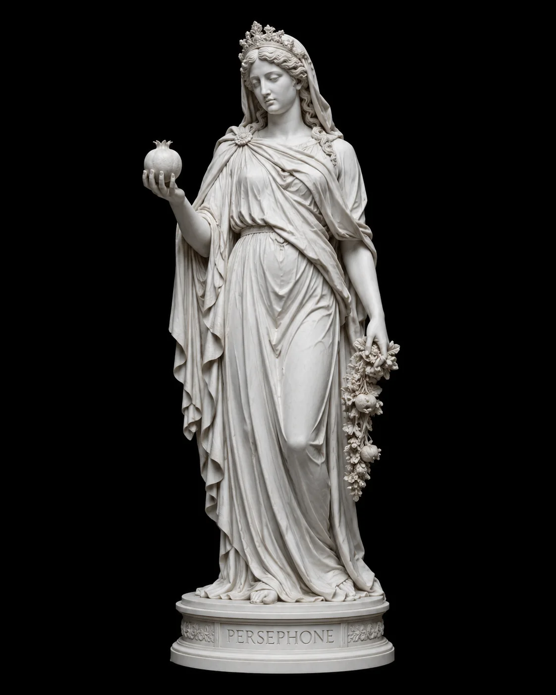 Persephone Kreeka mütoloogia marmorfiguur