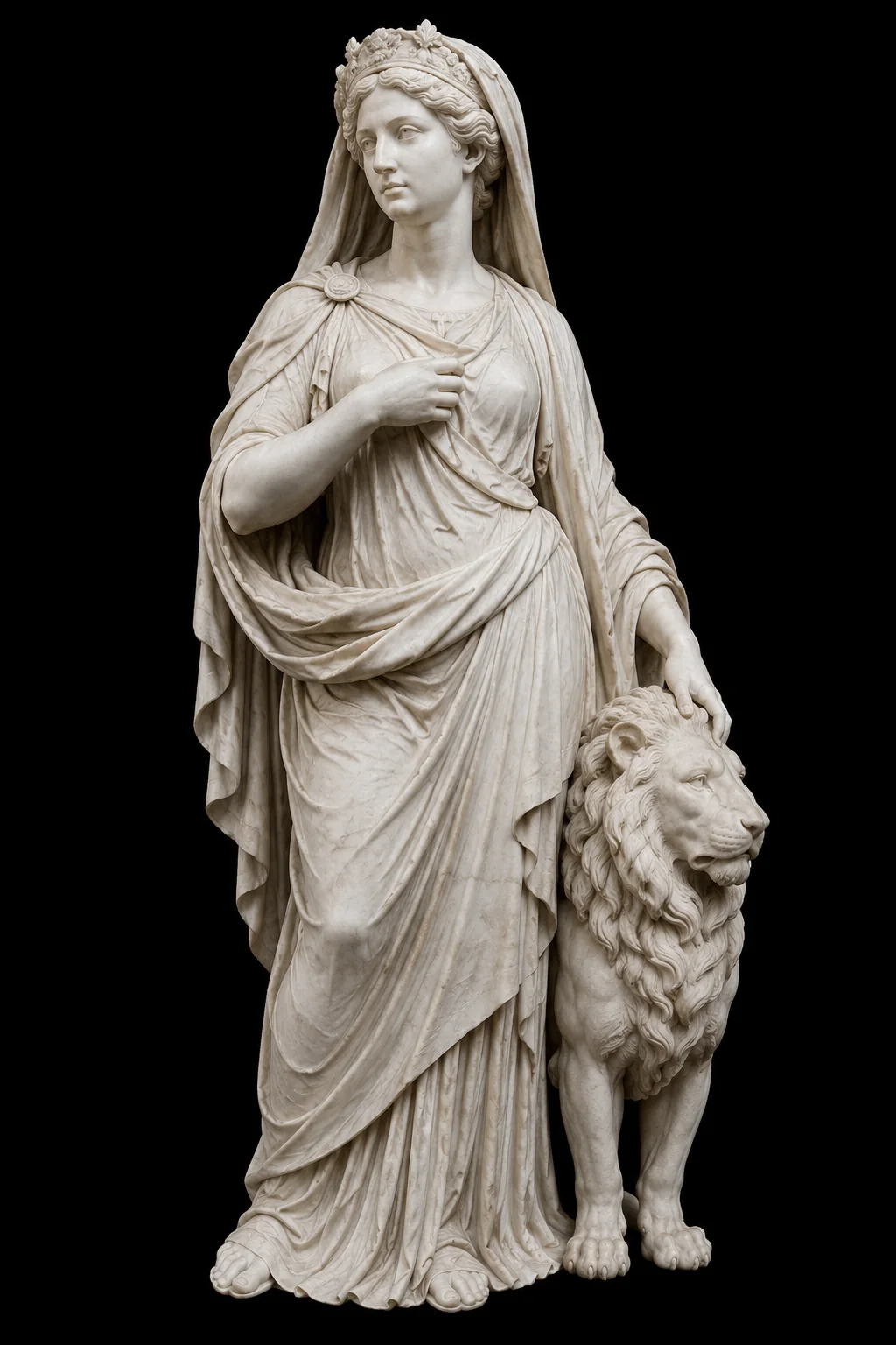 Rhea Kreeka mütoloogia marmorfiguur